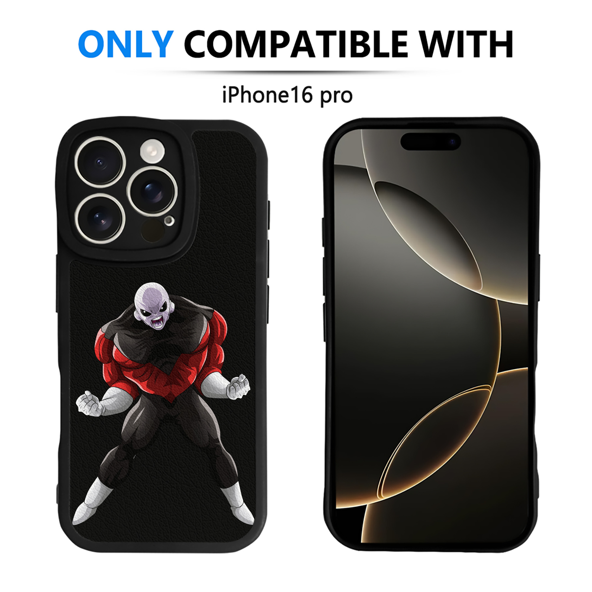 （画像用） ドラゴンボール DRAGON BALL 【iPhone 16シリーズ対応】シリコンスマホケース（レザー調） 材質：シリコン